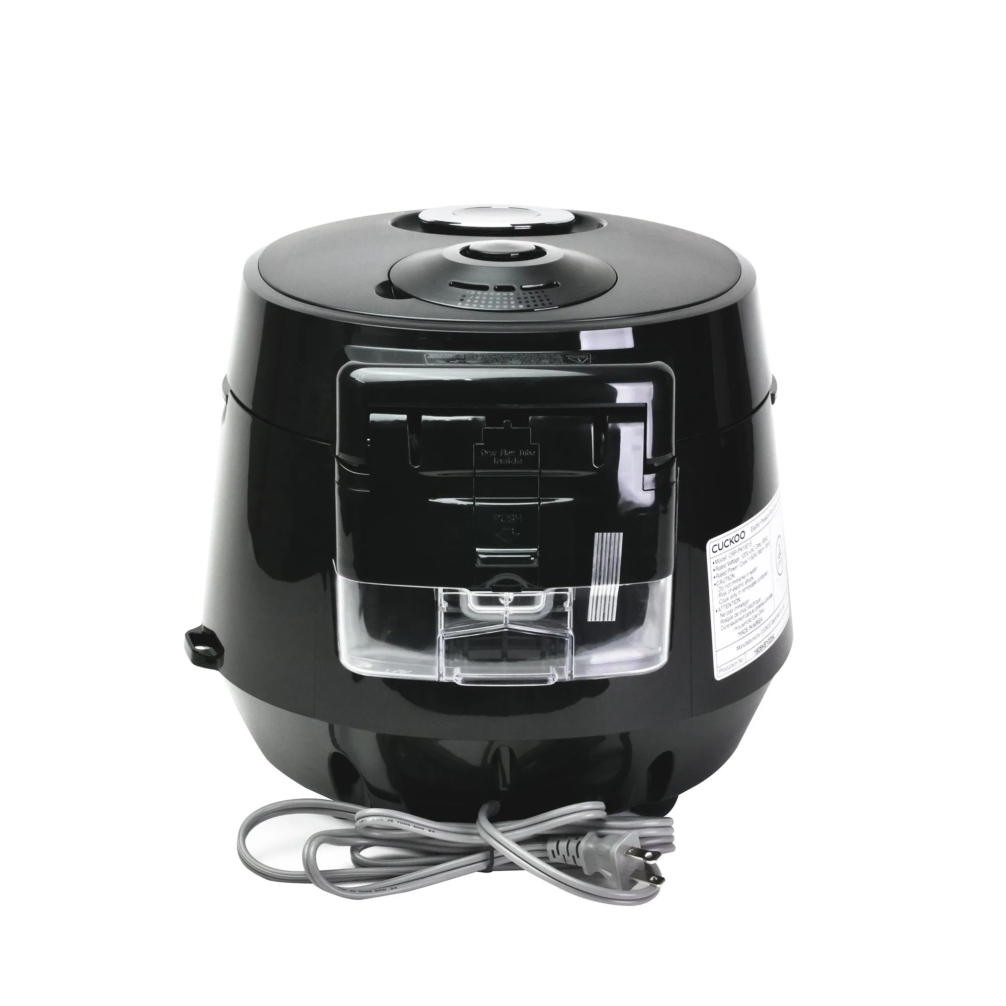 10-Cup Electric Pressure Rice Cooker with No Voice Navigation (CRP-PK1001S)