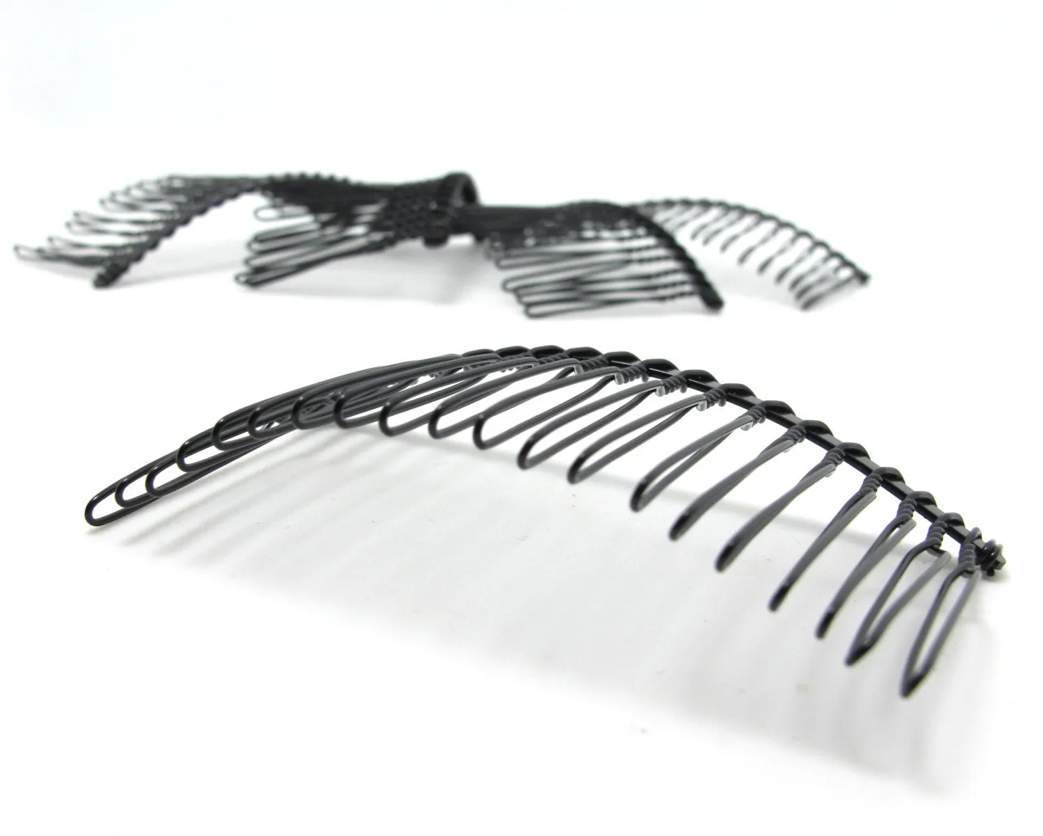 10 Pieces 20 Teeth BLACK Hair Comb|Wire Comb|Hair Comb Supplies|Hair Accessories|Head Supplies|BLACK Metal Comb