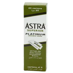 100 Astra Double-Edge Safety Razor Blades