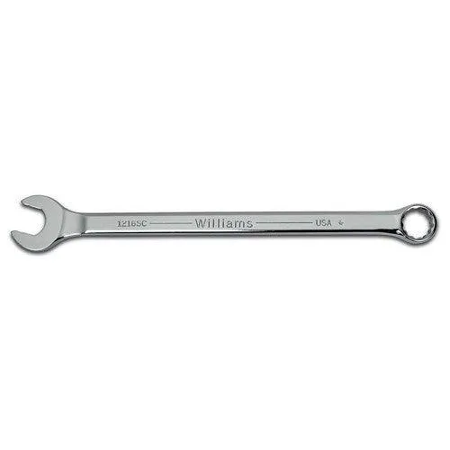 1218SC Williams Combination Wrench, 9/16 Inch Opening, Rounded, 8 3/4 Inch OAL