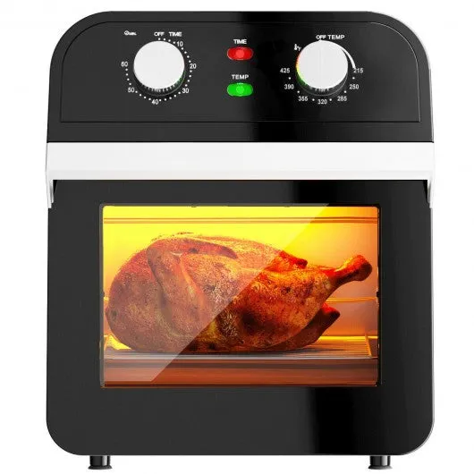 12.7QT 1600W Rotisserie Dehydrator Convection Air Fryer Oven