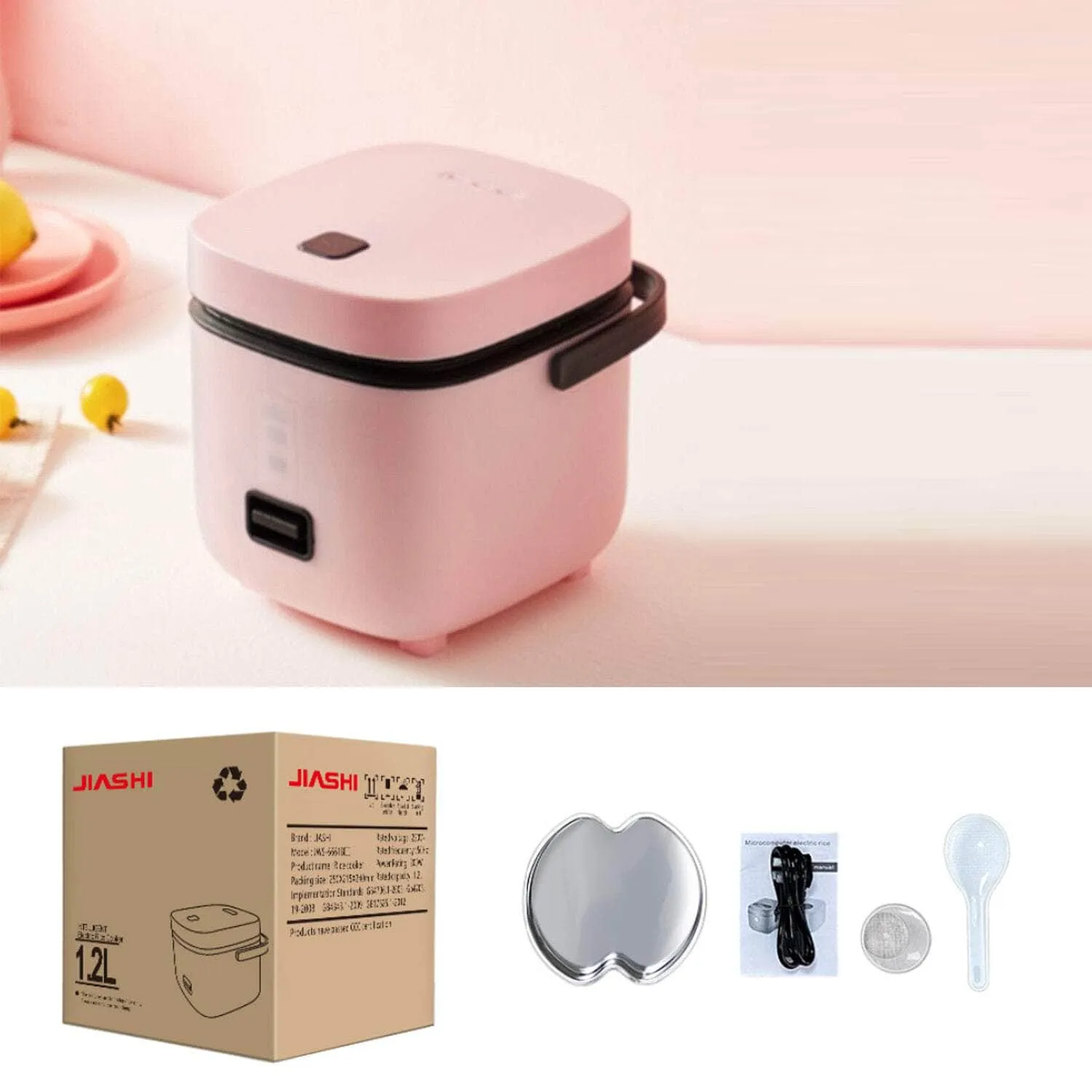 1.2L Mini Rice Cooker Travel Small Non-Stick Pot