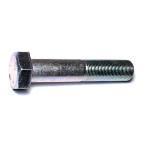 1"-14 x 5" Zinc Plated Grade 5 Hex Cap Screws (10 pcs)