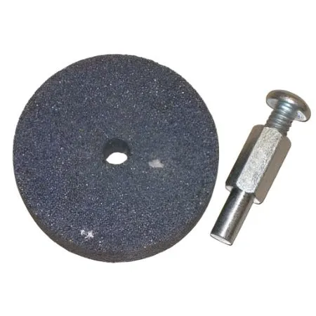 2 x 1/2 x 1/4 Round Drill Mounted Grinding Wheel