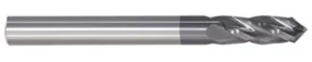 208-420125: 1/8in. Dia., 1-1/2in. Overall Length, 4-Flute, Carbide Drill Mill- SE, 90 deg, AlTiN, USA