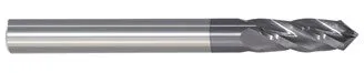 208-420125: 1/8in. Dia., 1-1/2in. Overall Length, 4-Flute, Carbide Drill Mill- SE, 90 deg, AlTiN, USA