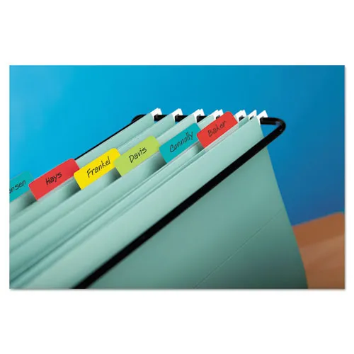 2" Angled Tabs, 1-5-cut Tabs, Assorted Colors, 2" Wide, 24-pack