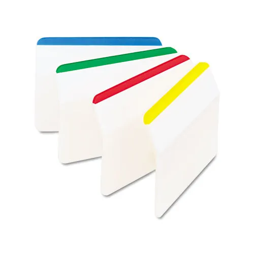 2" Angled Tabs, 1-5-cut Tabs, Assorted Colors, 2" Wide, 24-pack