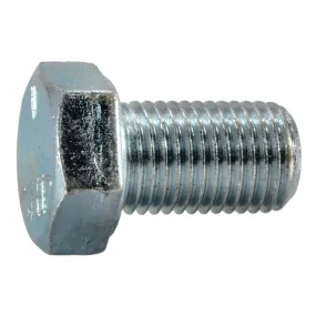 3/8"-24 x 5/8" Zinc Plated Grade 5 Steel Fine Thread Hex Cap Screws (12 pcs.)