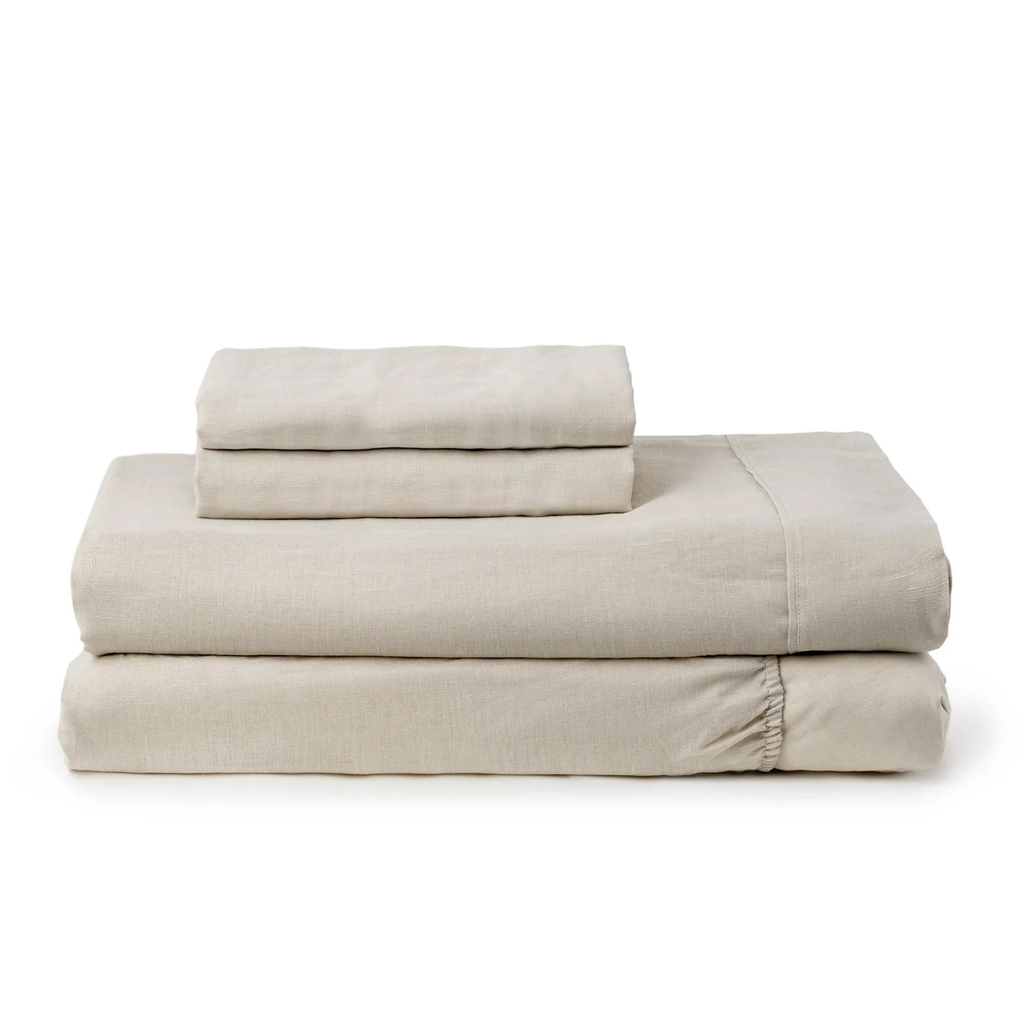 4-Piece Flax Linen Sheet Set