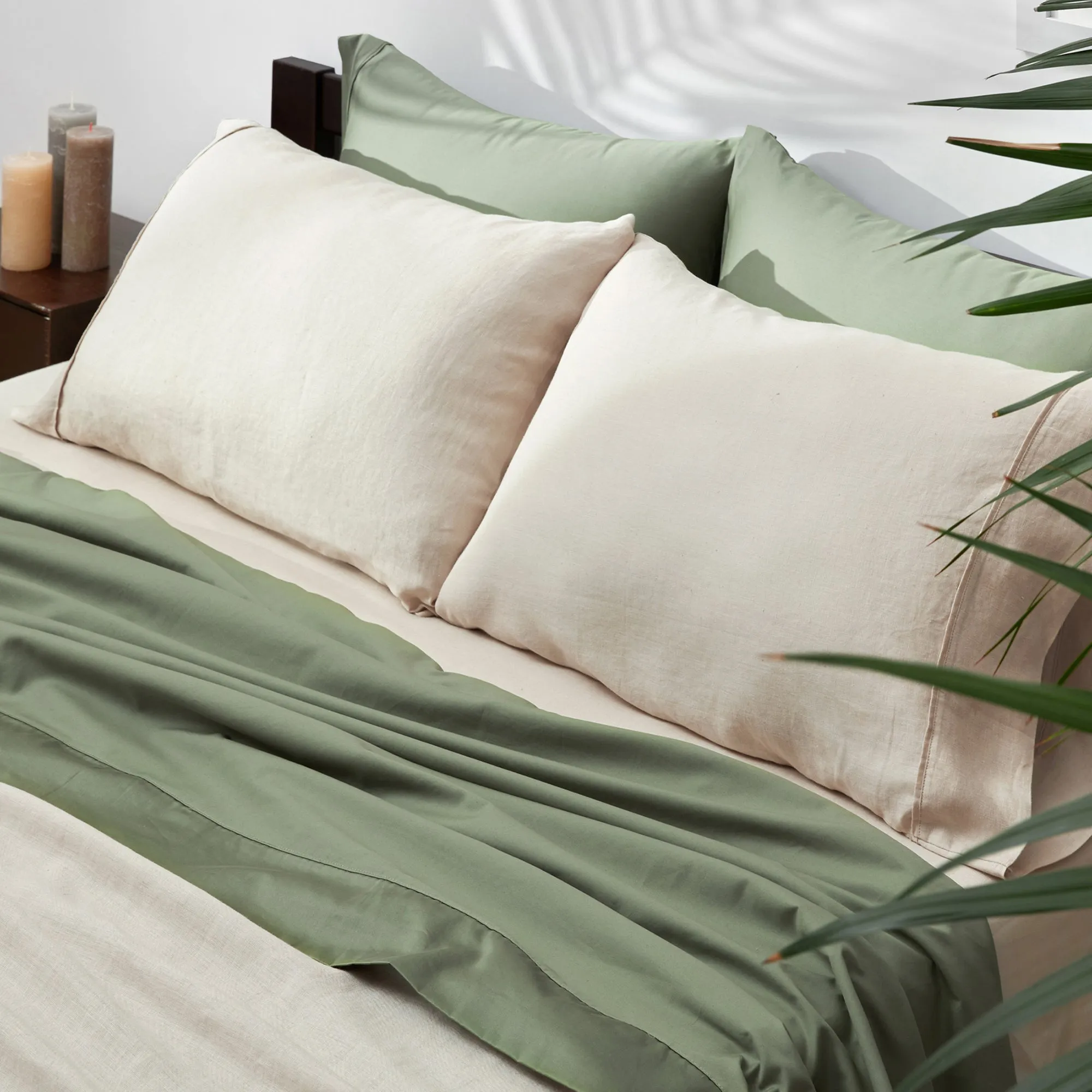 4-Piece Flax Linen Sheet Set