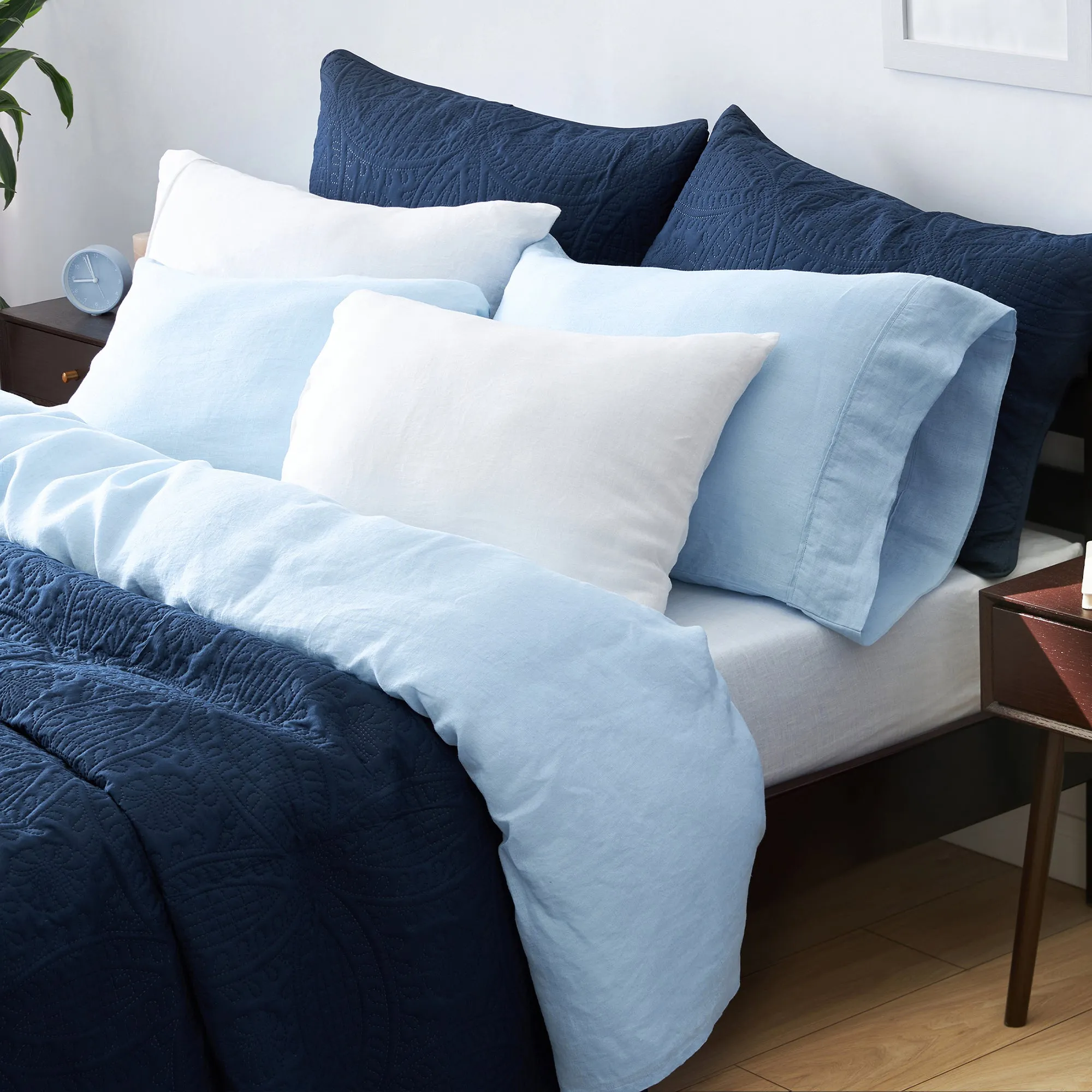 4-Piece Flax Linen Sheet Set