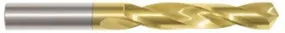 450-102500A: 0.25 (1/4), Jobber Length Carbide Twist Drill- 118 deg, TiN, USA