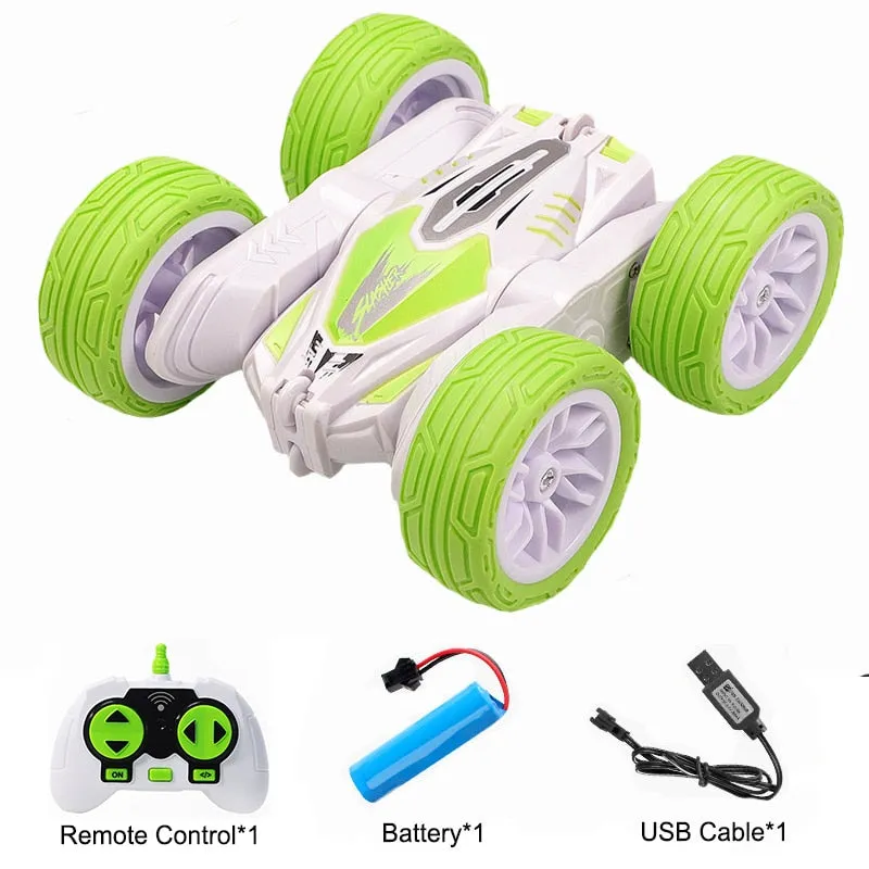 4WD RC Car Radio Remote Control Car, Stunt Cars 360° Reversal Vehicle Model Toys For Children