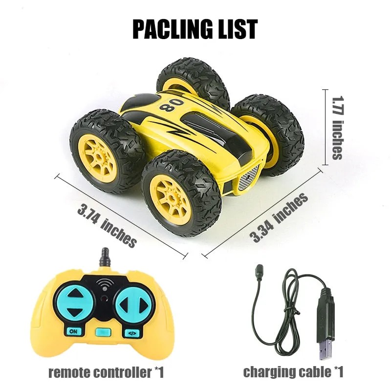 4WD RC Car Radio Remote Control Car, Stunt Cars 360° Reversal Vehicle Model Toys For Children