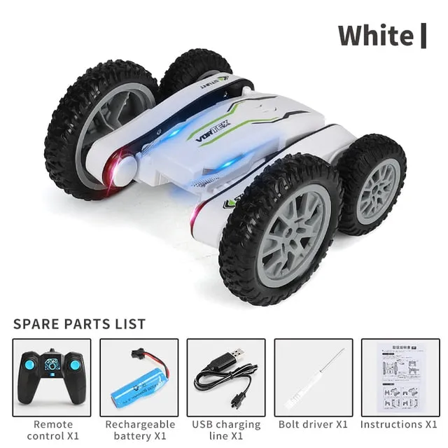 4WD RC Car Radio Remote Control Car, Stunt Cars 360° Reversal Vehicle Model Toys For Children