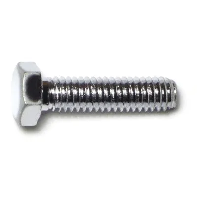 5/16"-18 x 1-1/4" Chrome Grade 5 Hex Cap Screws (10 pcs.)