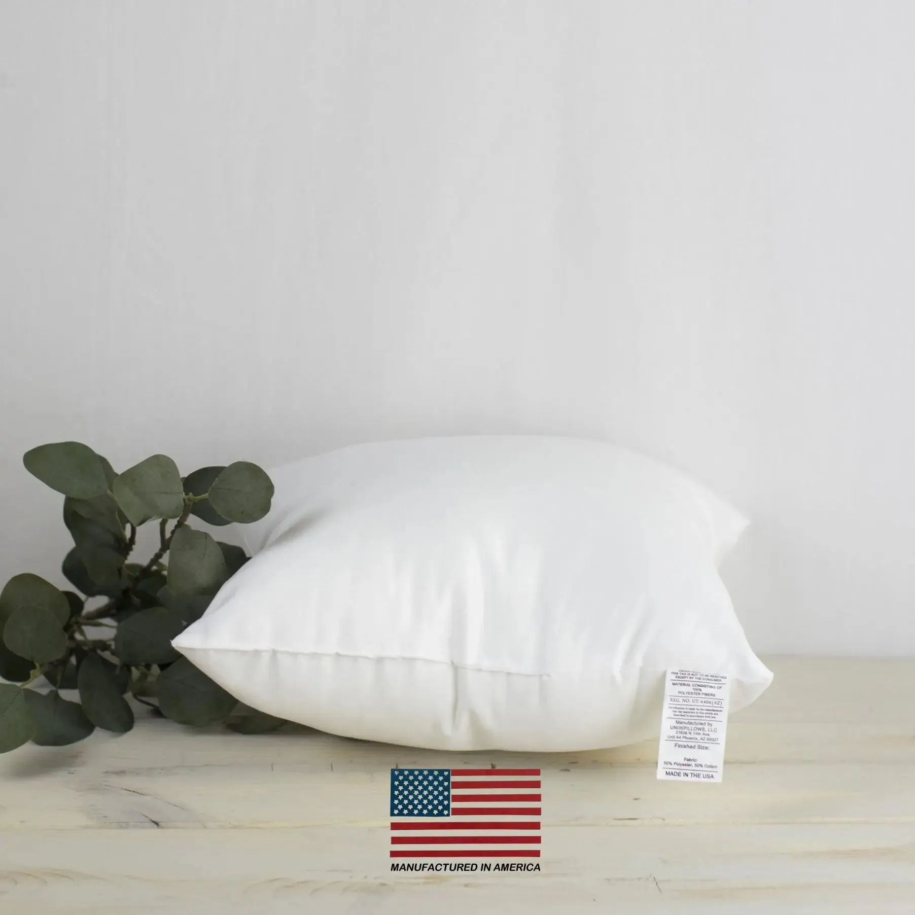 5x5 | Indoor Outdoor Hypoallergenic Polyester Pillow Insert | Quality Insert | Pillow Inners | Throw Pillow Insert | Square Pillow Inserts