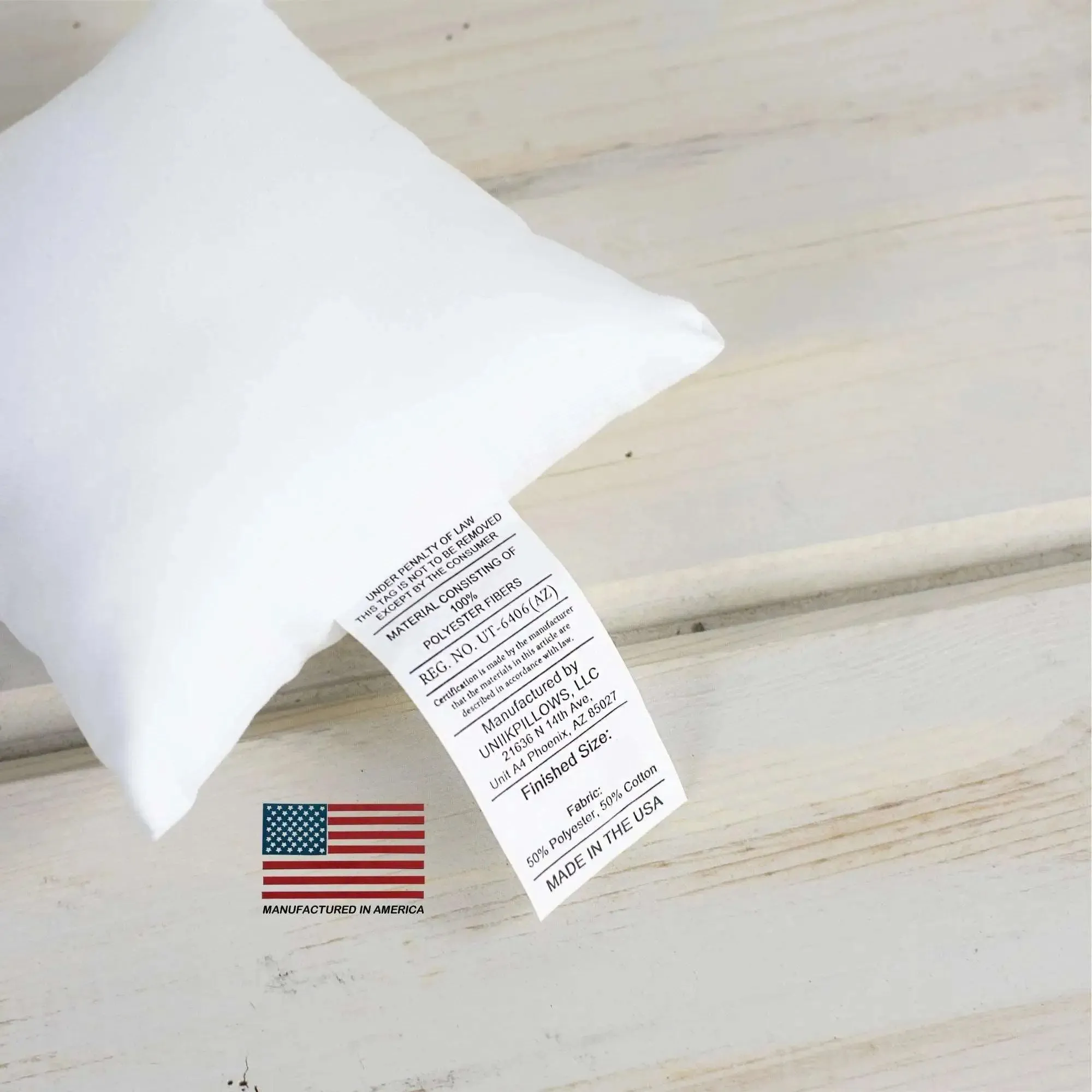 5x5 | Indoor Outdoor Hypoallergenic Polyester Pillow Insert | Quality Insert | Pillow Inners | Throw Pillow Insert | Square Pillow Inserts