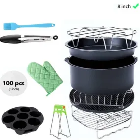 Air Fryer Accessories 8 Inch Set