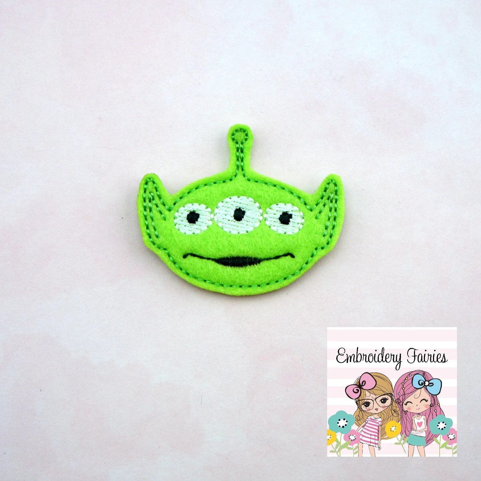 Alien Feltie File - Toy Feltie - Feltie Design - Feltie Pattern - Mini Embroidery Design - Embroidery File - Feltie Download - Feltie