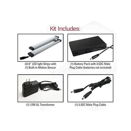 American Security AMSEC LED Light Kit Two 8" Wands