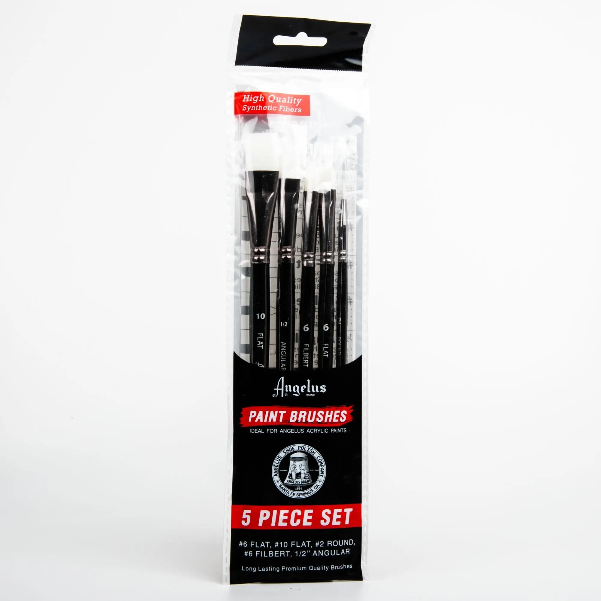 Angelus Paint Brush Set 5 Piece