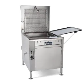 Avalon (ADF24G-BA) 24" x 24" Natural Gas Fryer, Electronic Ignition  Right Side Drain Board