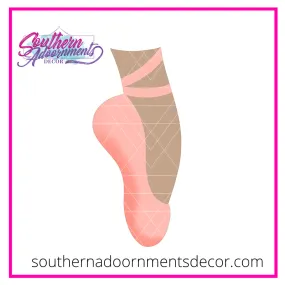 Ballerina Foot Template & Digital Cut File