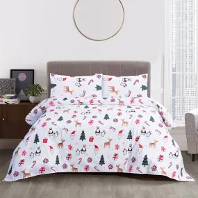 BED SHEET CHRISTMAS CRITTER - KING