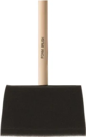 Bestt-Liebco All Paint Foam Paint Brush With Wood Handle 4 Inch