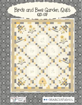 Birds and Bees Garden Quilt Pattern