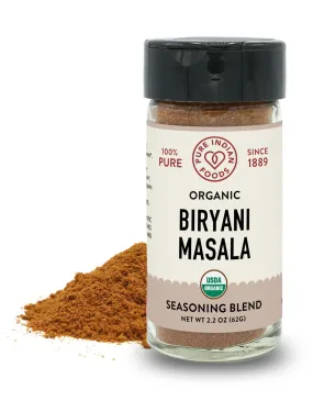 Biryani Masala Seasoning, Certified Organic - 2.2 oz