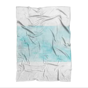 Blue Clouds Sublimation Throw Blanket