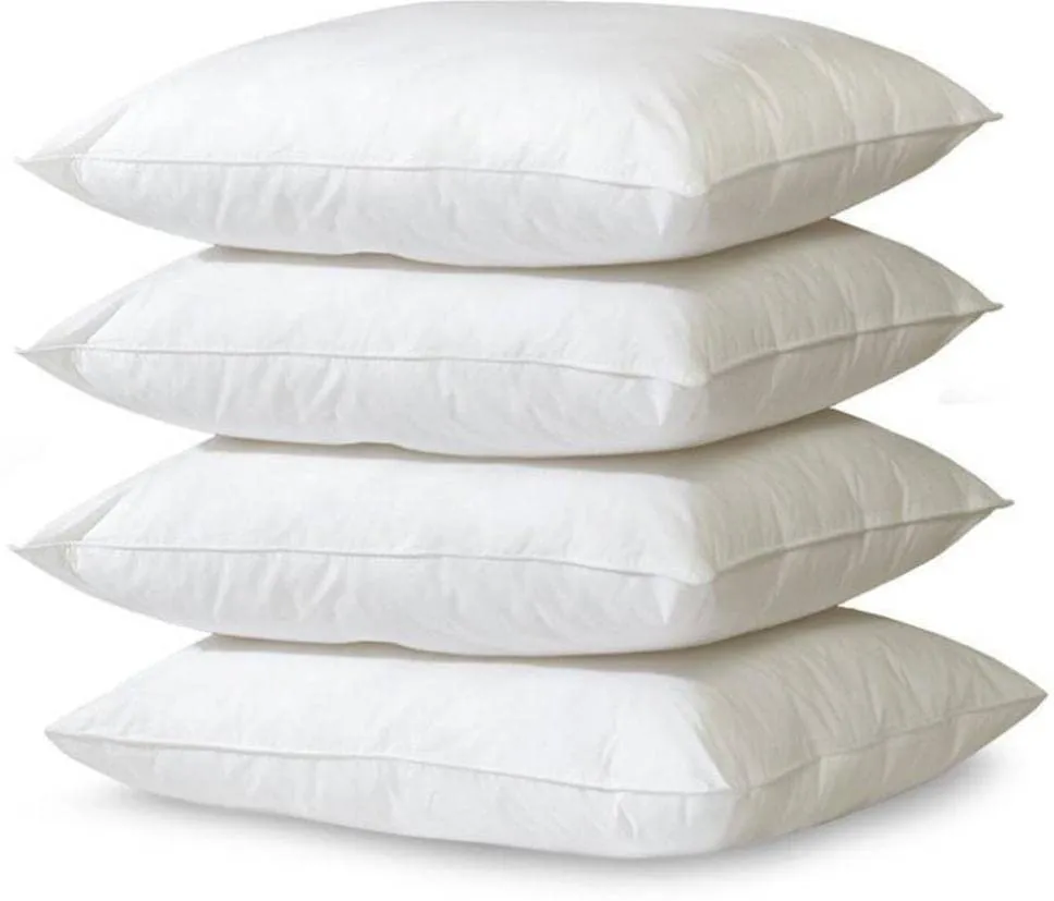 BOOMING PILLOW Polyester Fibre Beautiful Sleeping Pillow Pack of 4(White) 48x61