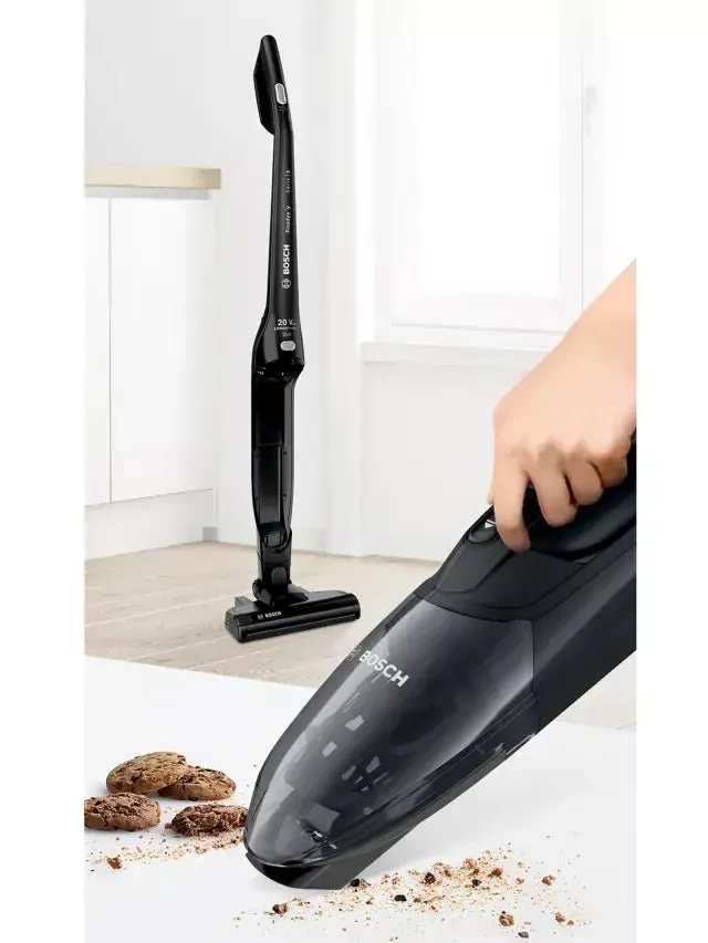 Bosch BCHF220GB Cordless Vacuum Cleaner with up to 44 Minutes Run Time - Black