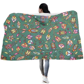 Buffalo Bloom Pond Reflection Hooded Blanket