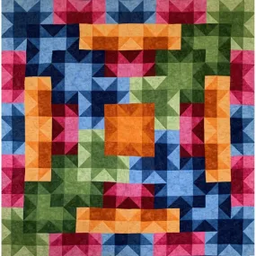 Cascading Stars Quilt KCS-CSe - Downloadable Pattern