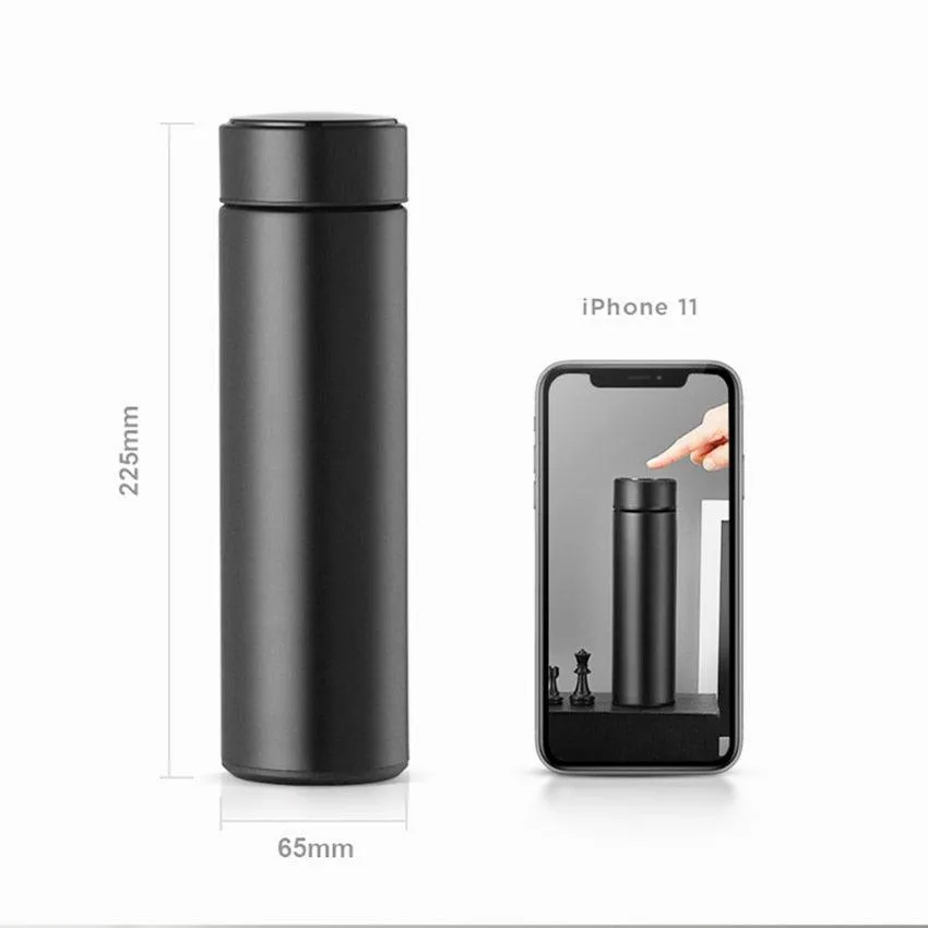 Christmas gift 500ML Intelligent Stainless Steel Thermos Bottle