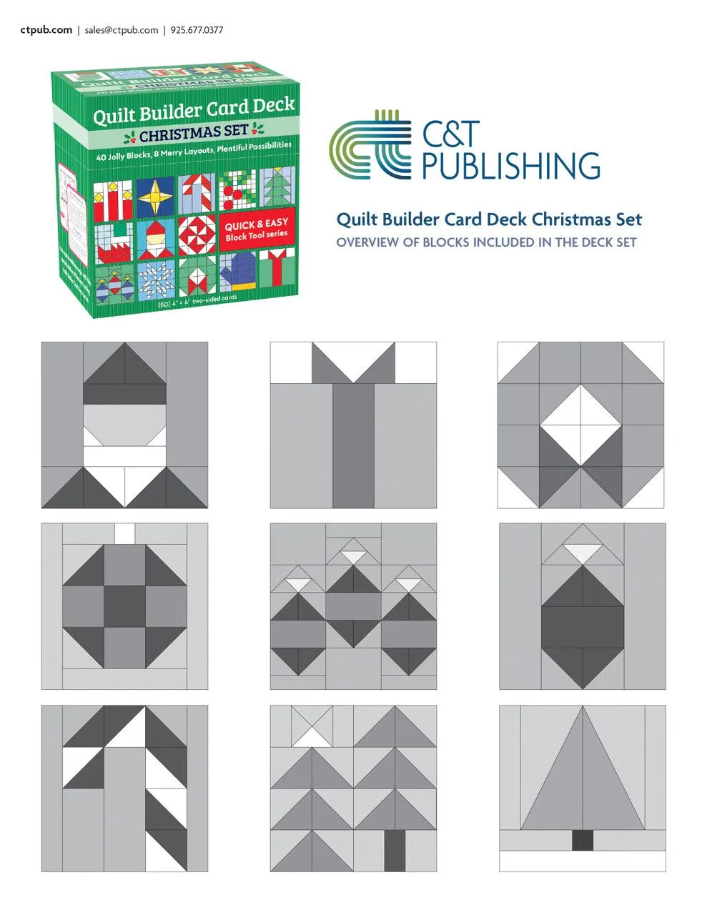 Christmas Quilt Builder Deck