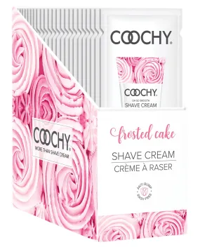 COOCHY Shave Cream - Frosted Cake Display of 24