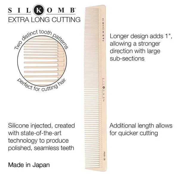 Cricket Silkomb Pro-35 Extra Long Cutting Comb