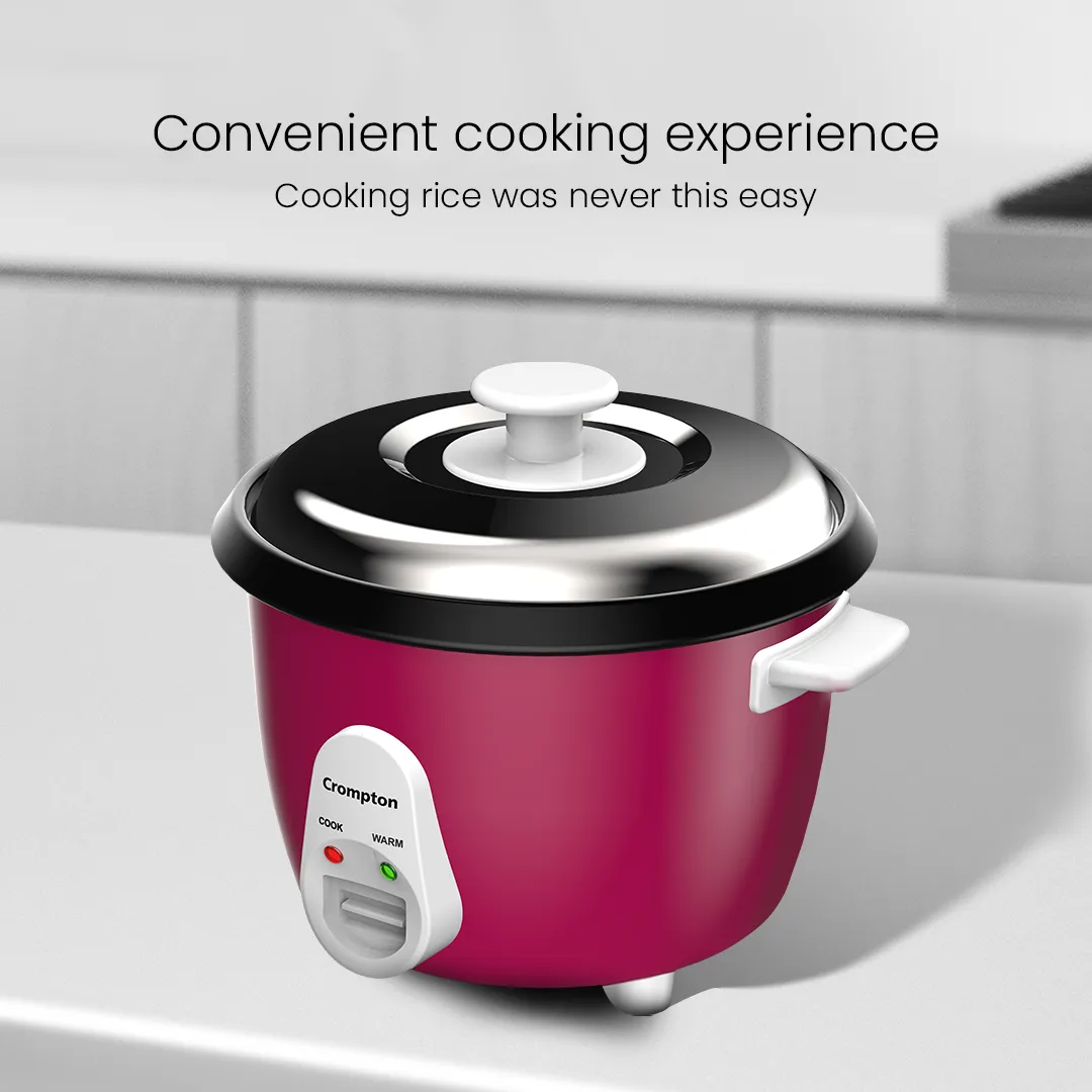 Crompton Harvest Pro 1.8Ltr Rice Cooker - Double Bowl