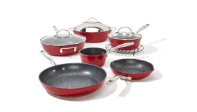 Curtis Stone Dura-Pan Nonstick 10-piece Chef's Cookware Set (Open Box) - Ships Quick!