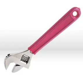 D5076 Klein Tools Adjustable Wrench,Extra-Capacity,6",Plastic-Dip Handle