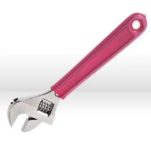 D5076 Klein Tools Adjustable Wrench,Extra-Capacity,6",Plastic-Dip Handle