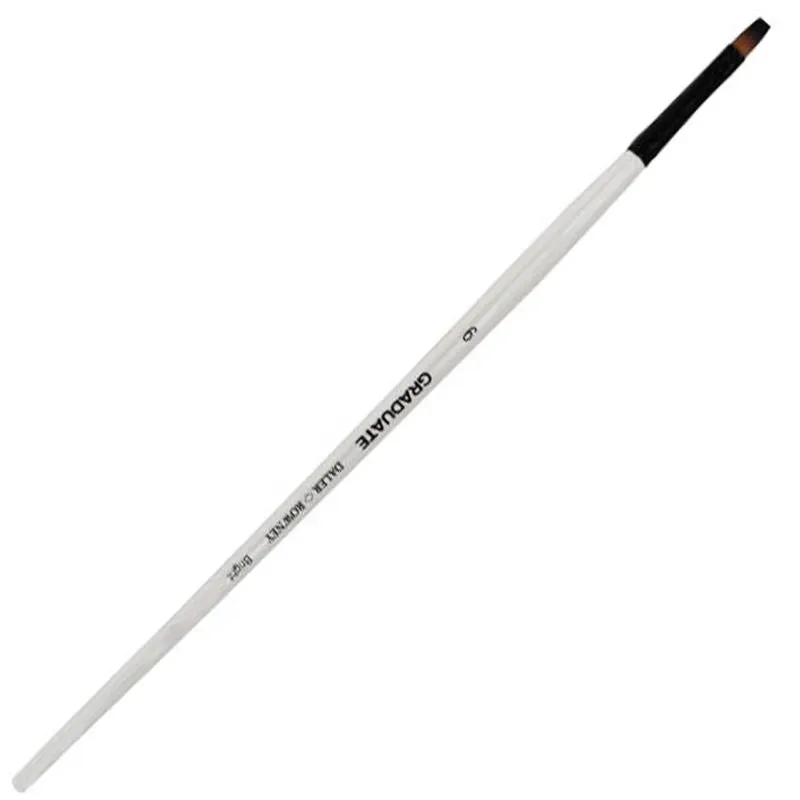 Daler Rowney Graduate Brush Long Handle Synthetic Bright 6=5mm