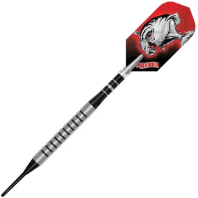 Dart World Razor Grip Piranha Soft Tip Darts - Center Balance Ringed 12gm