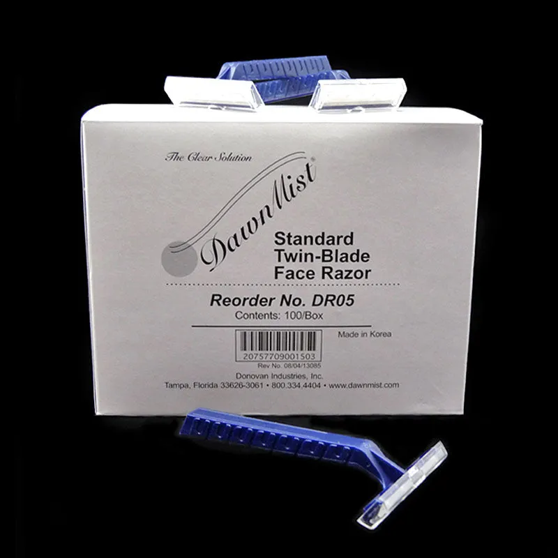 Dawn Mist Twin Blade Razor. CHOOSE PACK OF 50 or 100.