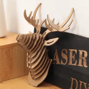 Deer Wall Decor| DXF,SVG | Wood,Art,Gift,Home Decor